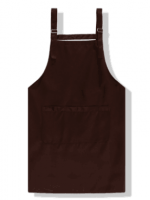 家用厨房服务员防水防油高端荷叶式防水可调节金属扣双肩围裙6色 CFWQ03