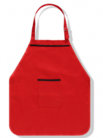 家用厨房服务员防水防油时尚金属扣单肩围裙6色 CFWQ11童